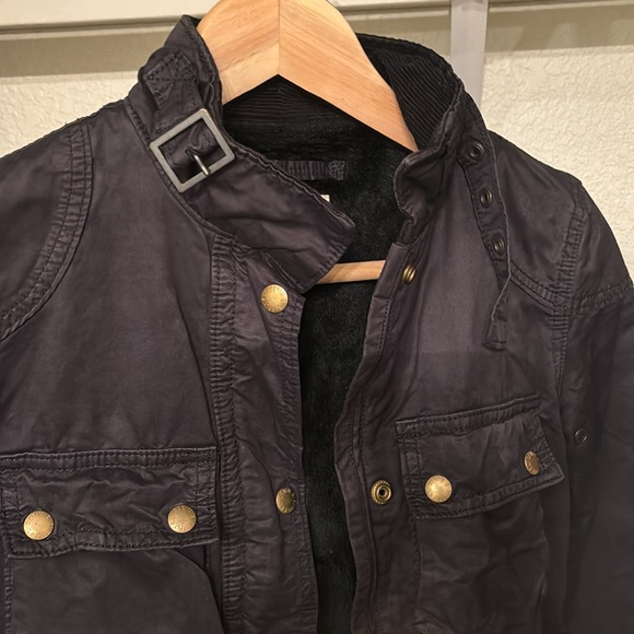 Ralph Lauren Denim Supply Fur Lined Military Field Jacket Women’s XS - Picture 2 of 11